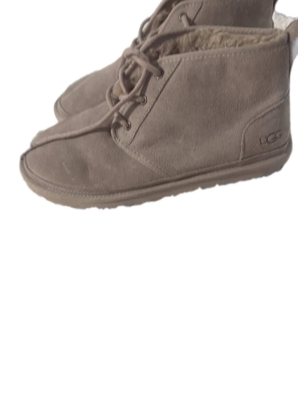 UGG Men's Taupe Suede Chukka Boots